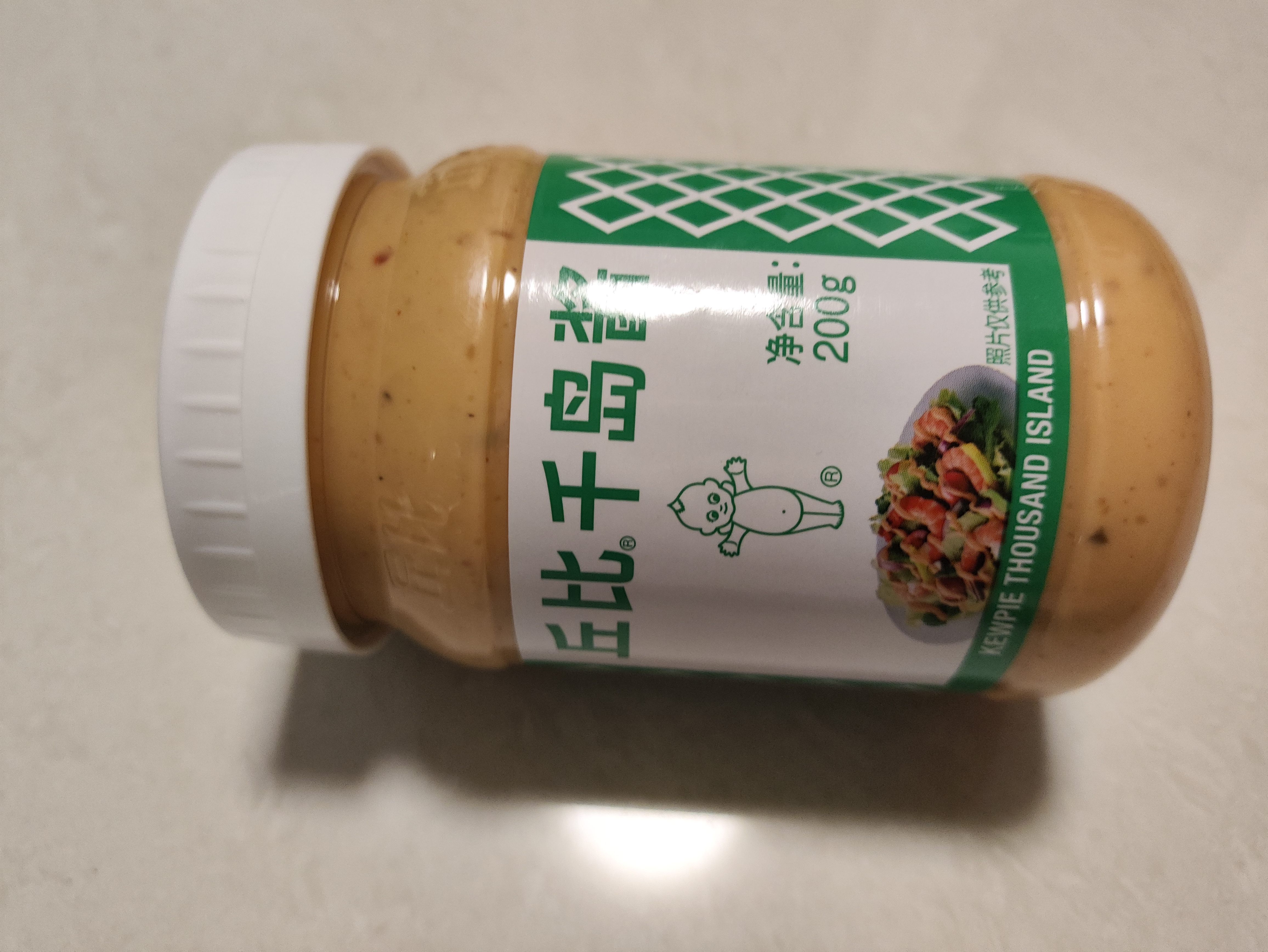 丘比沙拉酱 千岛酱 200g*1瓶 调味品蔬菜水果沙拉酱汉堡番茄酱 实拍图