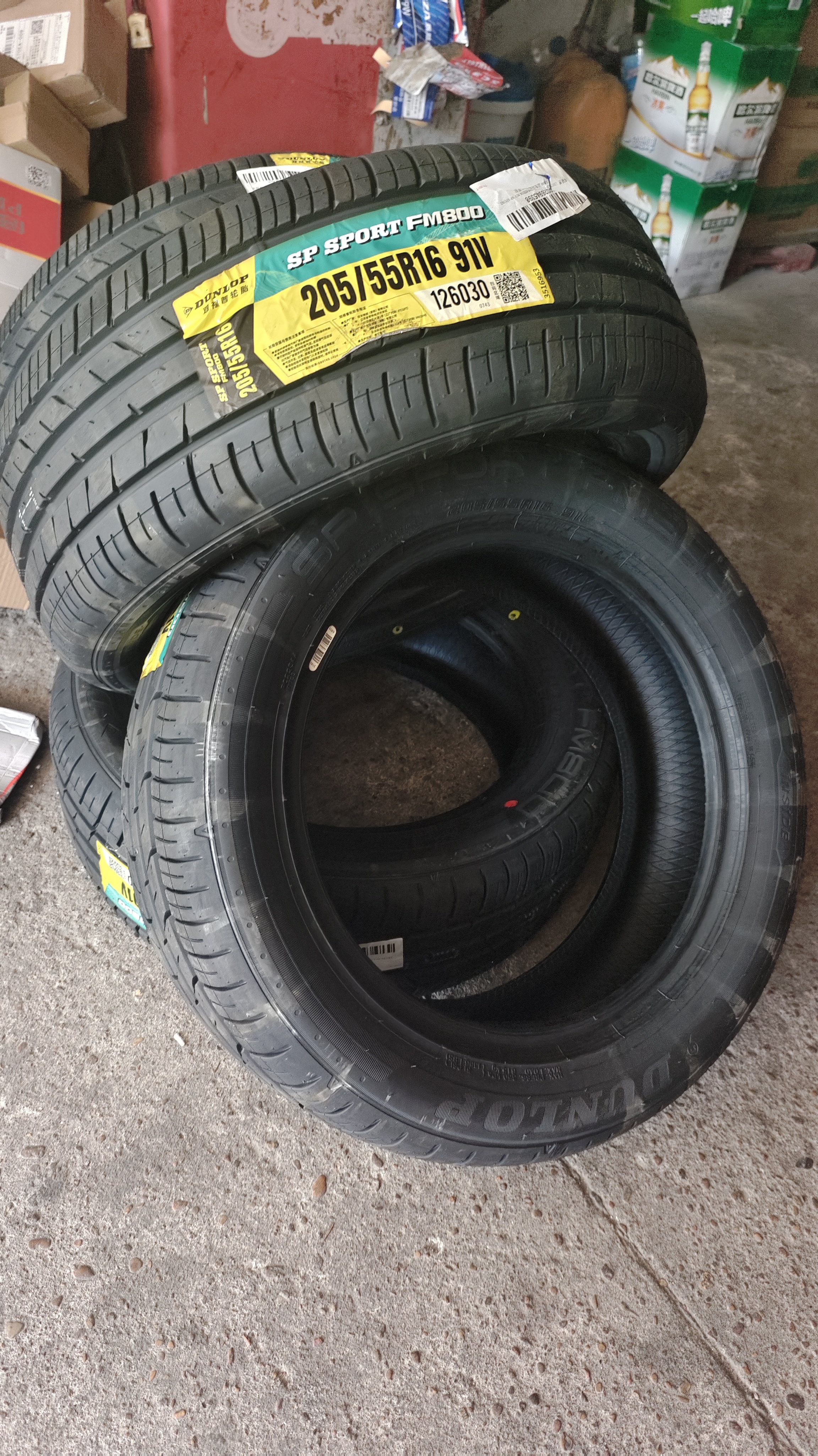邓禄普（DUNLOP）汽车轮胎 205/55R16 91V SP SPORT FM800 适配朗逸/速腾/卡罗拉 实拍图