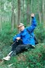 黑鹿（BLACKDEER）登山杖碳纤维超轻伸缩折叠户外徒步防滑登山外锁男163g 纵横-黑色（单根） 实拍图