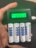 德力普（Delipow）14500锂电池3.7V 5号磷酸铁锂大容量鼠标/剃须刀/强光手电筒/相机/玩具充电电池配充电器套装 实拍图