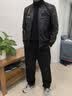 罗蒙真皮皮衣男士2026冬季加绒加厚宽松立领外套机车服皮夹克棒球服 黑色 【臻选面料】 M 110-130斤左右 晒单实拍图