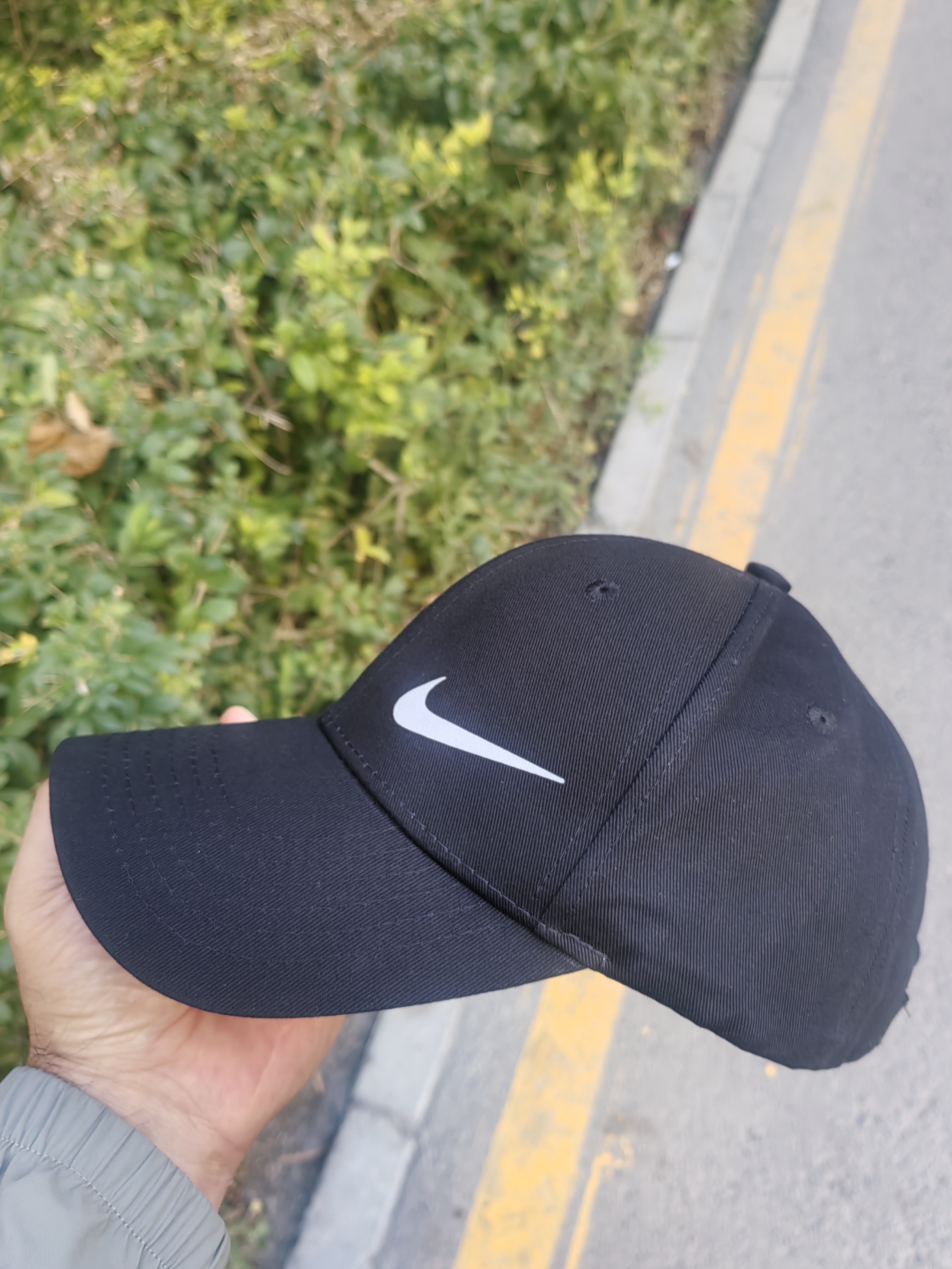 NK&OP帽子男女通用韩版潮百搭棒球帽户外运动鸭舌帽时尚防晒帽遮阳帽男 黑色NK单钩四季款 均码 成人款金属扣调节大小【52-62cm】 实拍图