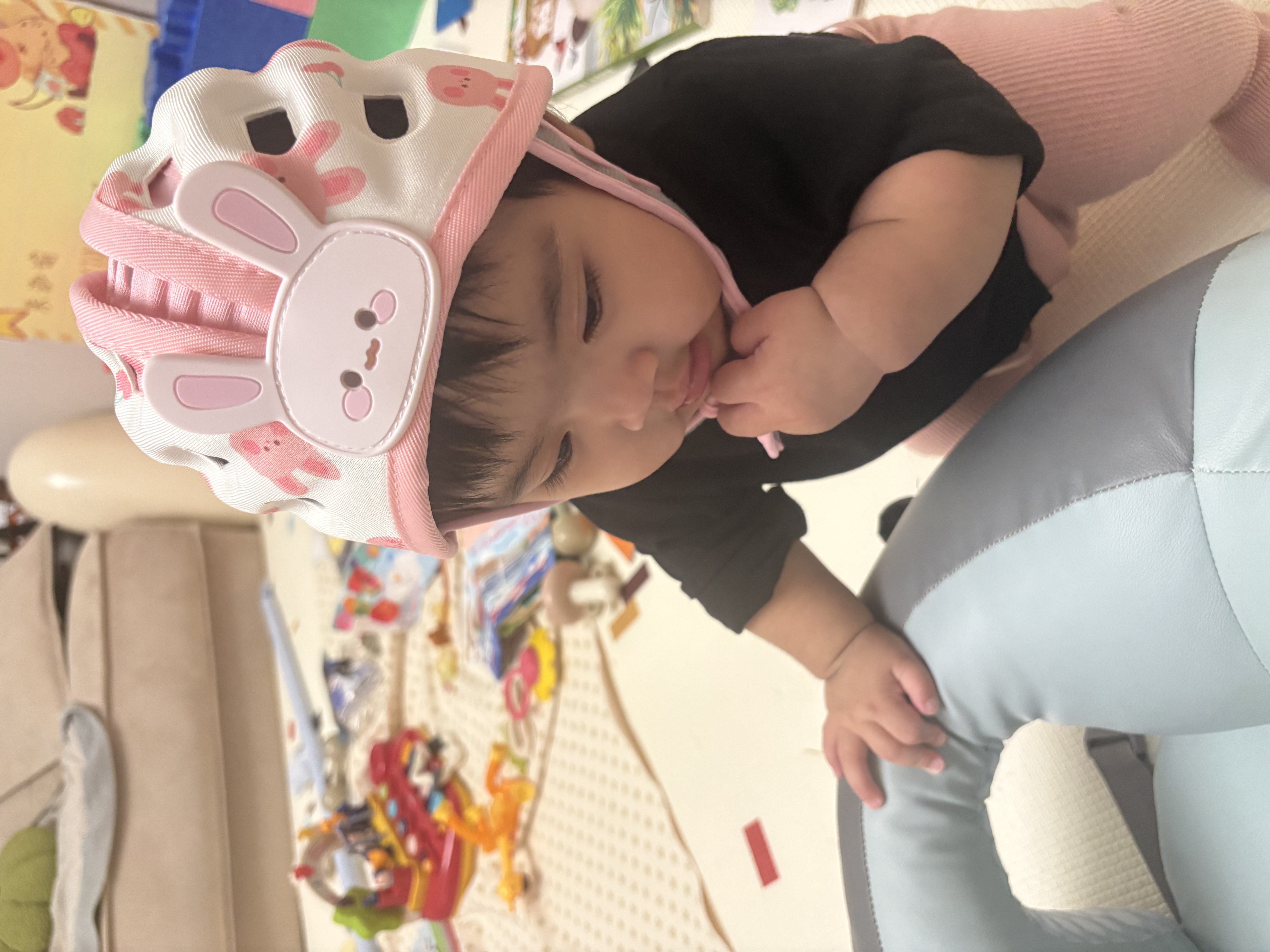科巢（scoornest）婴儿防摔护头神器宝宝学步防撞头盔儿童学走路安全帽头部保护夏季 实拍图