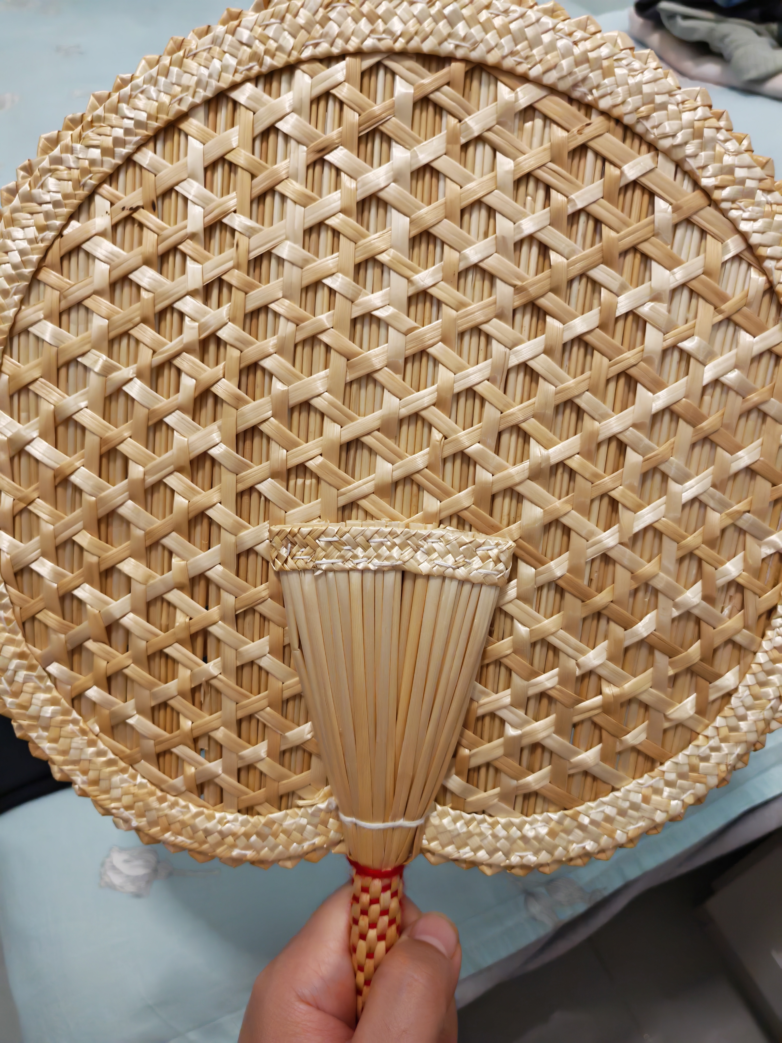 TaTanice 蒲扇 麦秸扇子手工编织老式芭蕉团扇女草编夏季儿童随身小扇子 实拍图
