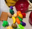 欣格儿童过家家切蔬菜水果玩具切切乐可咬仿真苹果收纳桶25件生日礼物 实拍图