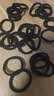 【强拉不断】高弹力耐用ins马尾无接缝皮筋扎头发简约发圈头绳 黑色20根特惠装 实拍图