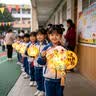 欧妮姿中秋灯笼diy手工制作材料中秋节儿童花灯兔子灯幼儿园led灯小灯笼 实拍图