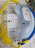 361° 儿童泳镜大框耳塞一体防水防雾高清男女童大框游泳镜潜水蓝黄 实拍图
