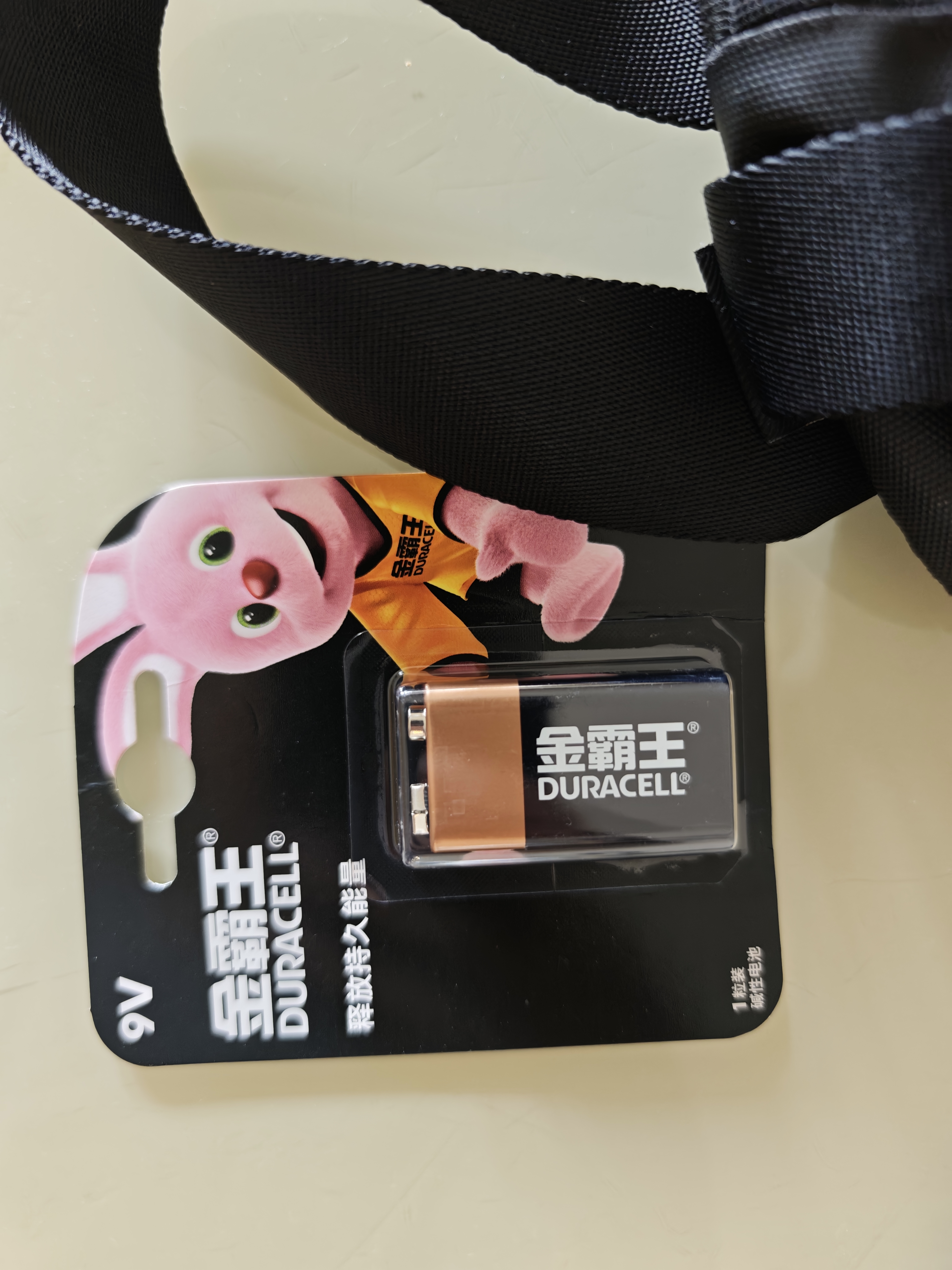 金霸王(Duracell)9V电池1粒装 碱性电池九伏 适用于万用表/烟雾探测器/麦克风等 6LR61 实拍图