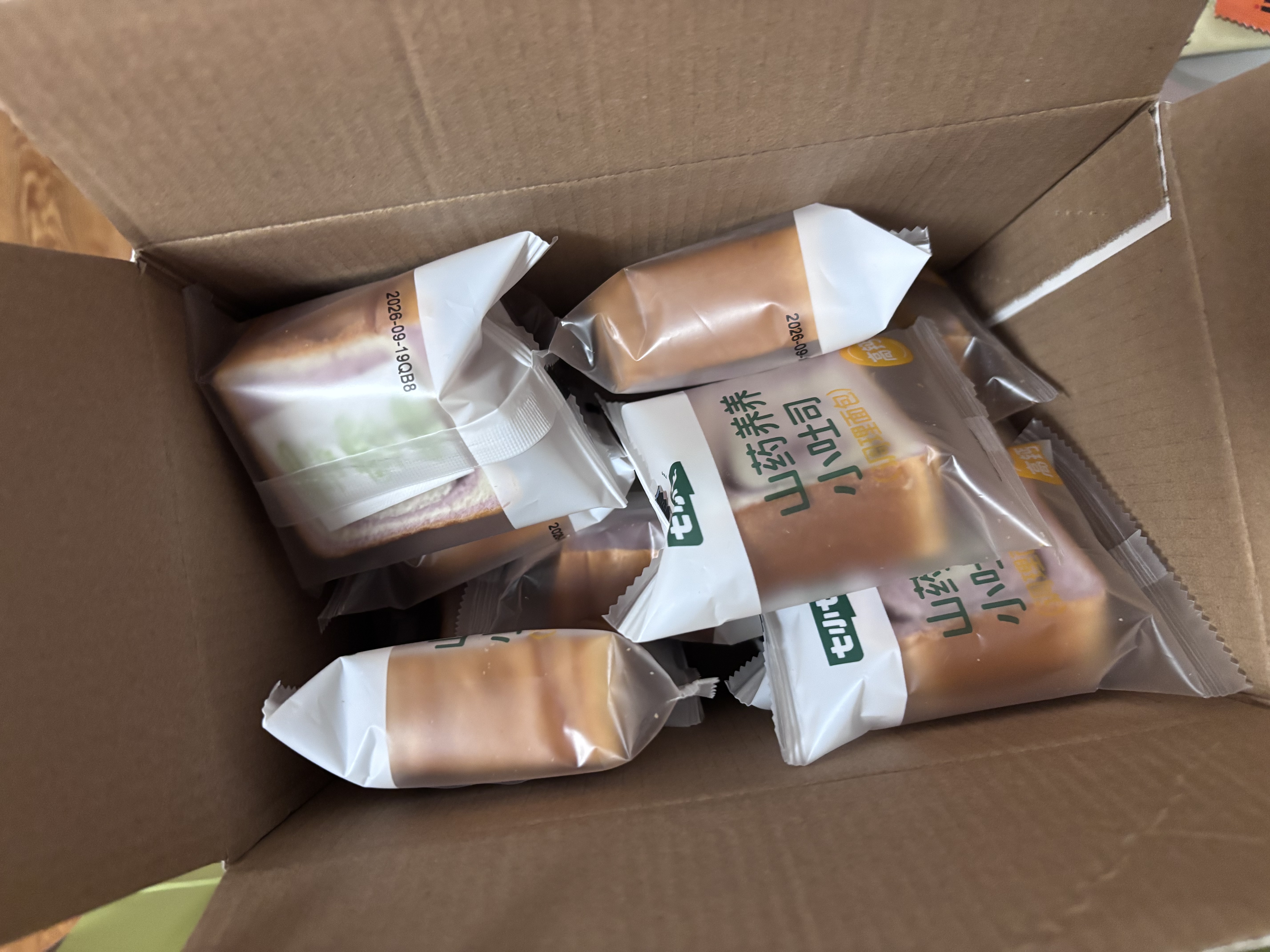 七小七山药养养蓝莓味卷卷小吐司面包350g宝宝零食儿童早餐 源头直发 实拍图
