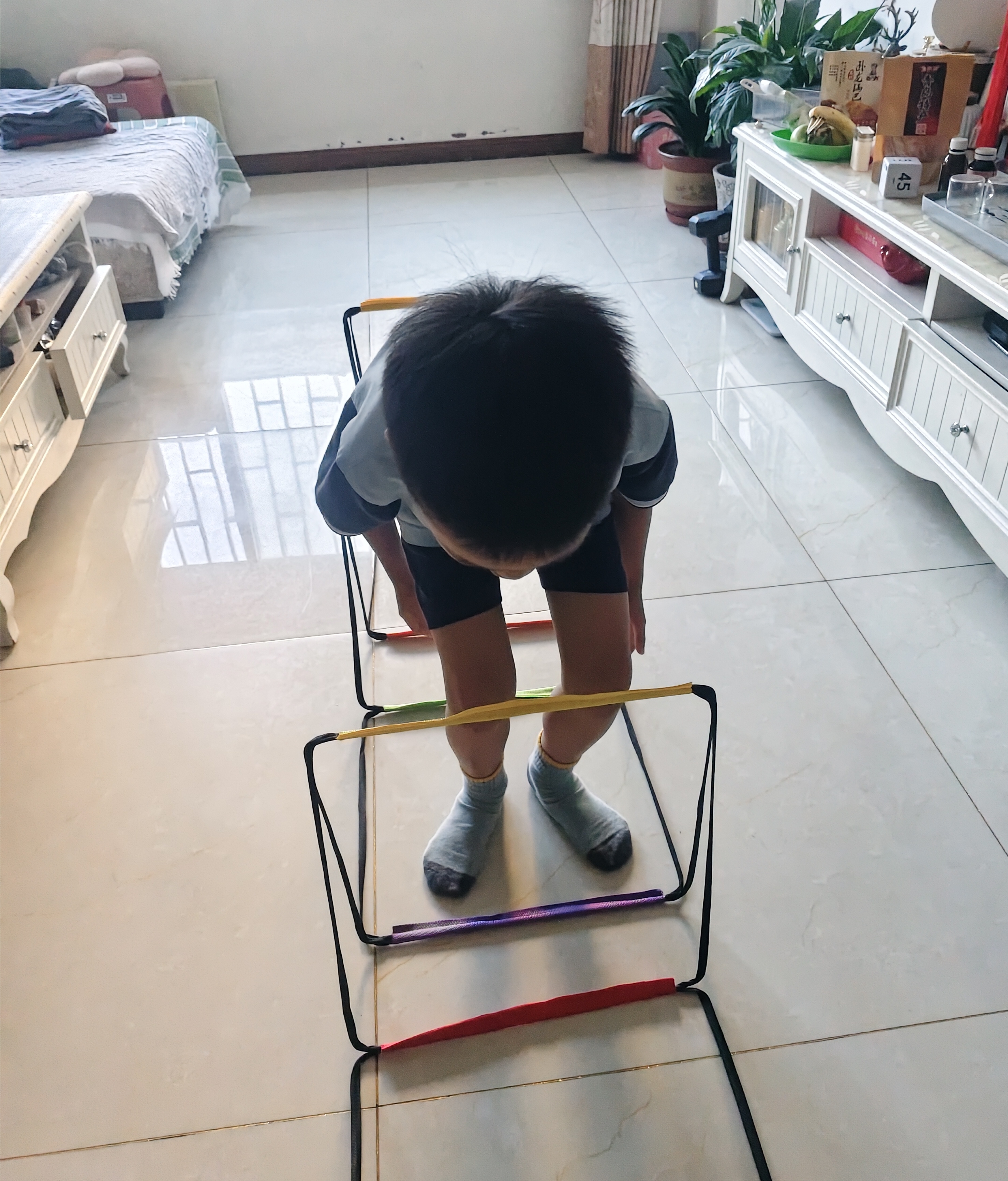 兰酷帕蝴蝶敏捷绳梯儿童感统协调训练器材玩具多功能折叠跳格子国庆礼物 实拍图