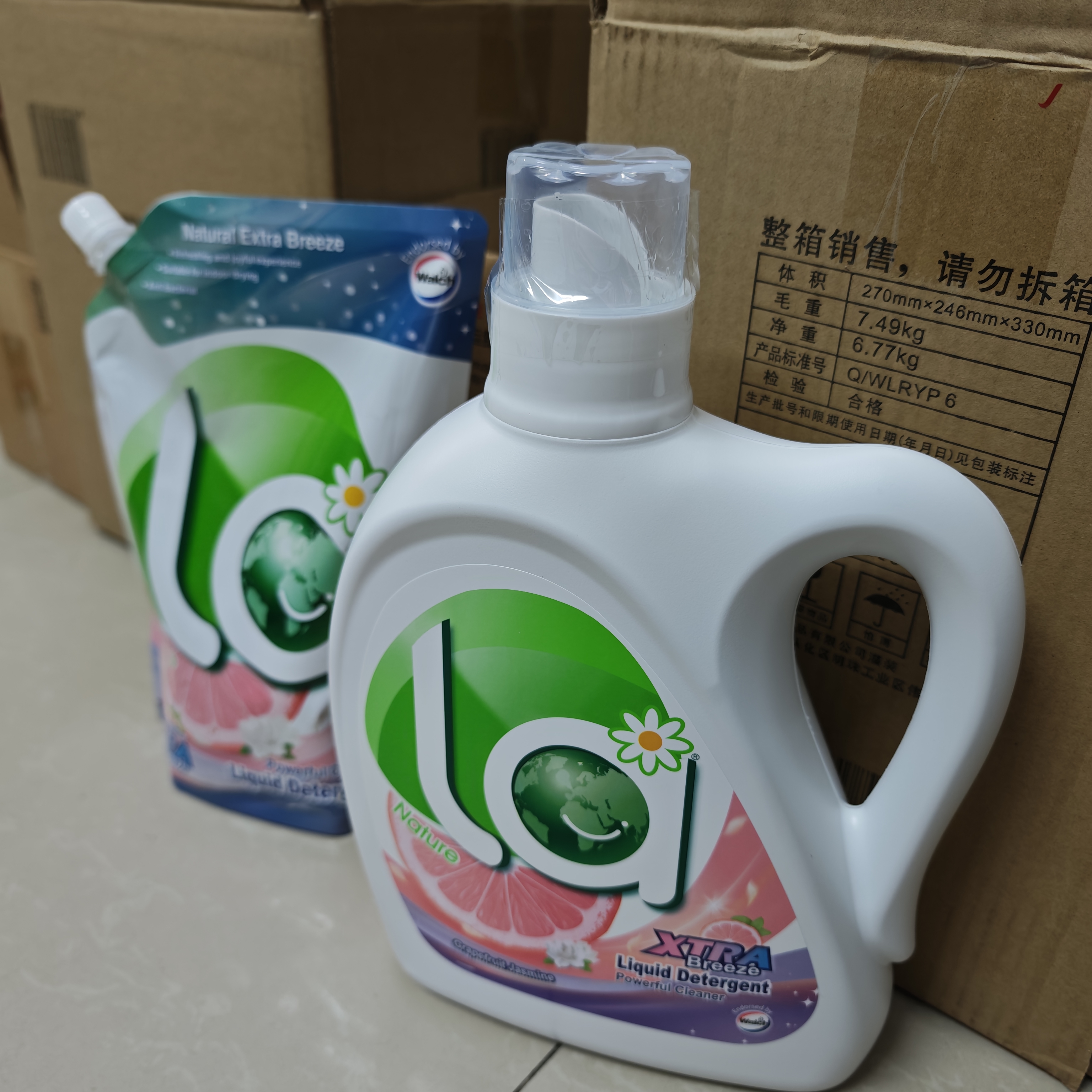 威露士La自然清新洗衣液西柚10.86斤（2.25L+1L*3+90ml*2）【品质严选】 实拍图