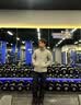 迪卡侬（DECATHLON）户外情侣轻薄运动羽绒服内胆男保暖短款连帽上衣排骨羽绒服 【经典立领】男款-冰川灰 M 实拍图