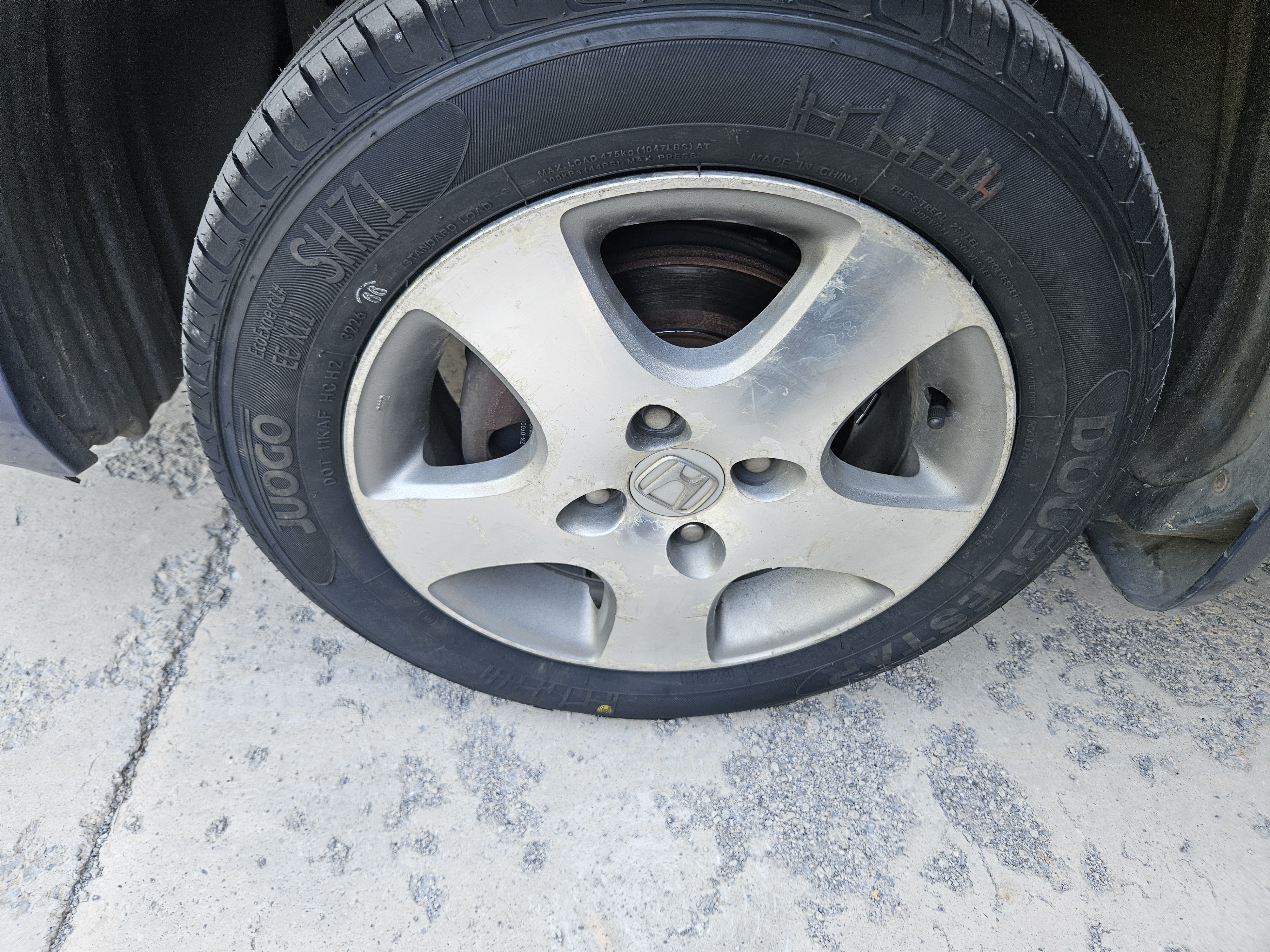 双星JUOGO轮胎 175/65R14 82H X11 适配长安悦翔V3/丰田威驰/致炫 实拍图
