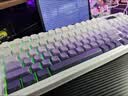 狼蛛（AULA）S99pro无线键盘鼠标套装蓝牙有线 三模数显屏机械手感RGB渐变侧刻静音电竞游戏办公mac电脑键盘 渐变紫pro【键盘耳机全家桶】 三模 实拍图