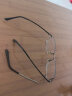 TR90钨碳塑钢金属眼镜腿眼镜脚一对眼镜配件维修单牙双牙TR牙金属牙直牙异形牙品种尺寸齐全多样 玫瑰金 实拍图