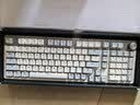 达尔优（DAREU）EK815MAX三模游戏键盘 98配列 多媒体旋钮 电脑键盘 EK815MAX云烟白【三模+旋钮】 实拍图