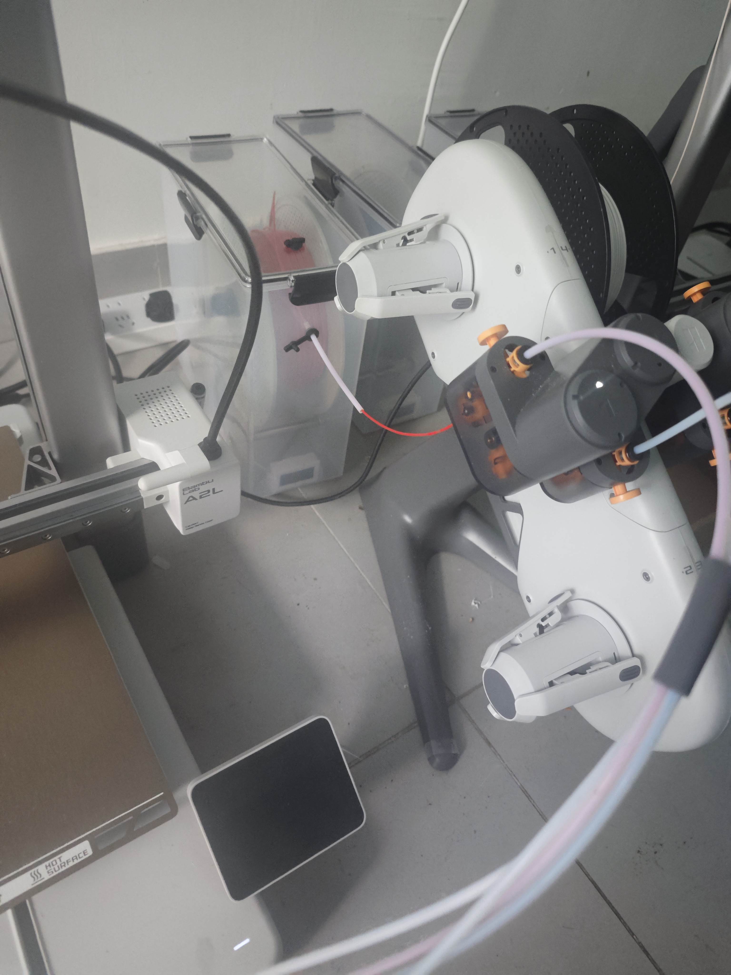 拓竹【新品】A2L 3D打印机 大尺寸家用稳定高速儿童桌面立体多色FDM手办diy排放安全 A1升级 A2L 单机【大陆版】 新品上市 实拍图
