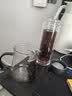 高茗 公道杯耐热玻璃透明一体月牙过滤茶水分离杯泡茶公杯分茶器茶具 月落公杯450ml 实拍图