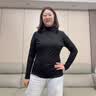 猫人【德绒羊毛】高领打底衫女春季保暖针织毛衣长袖内搭T恤衫上衣 实拍图