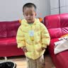 巴拉巴拉童装宝宝羽绒服秋冬季婴儿轻薄儿童外套上衣造型萌趣男童女童反季 黄色小鳄鱼31004-白鸭绒 -208425107204 100 cm 实拍图