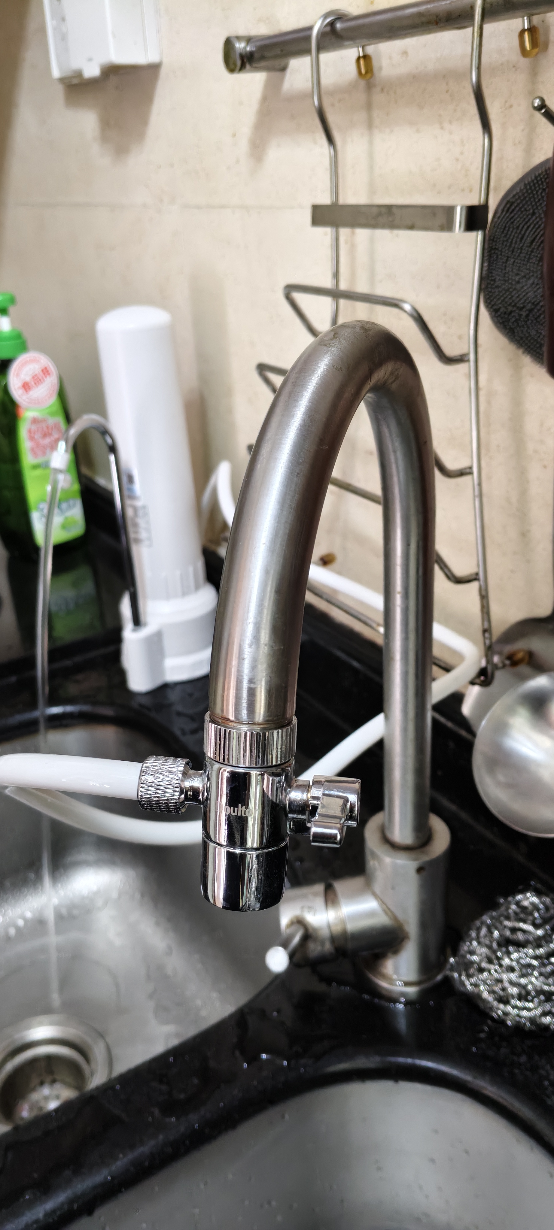 道尔顿（Doulton）净水器家用直饮 厨房自来水龙头过滤器矽藻陶瓷净水机超滤不用电无废水台上式 D-CP101 实拍图