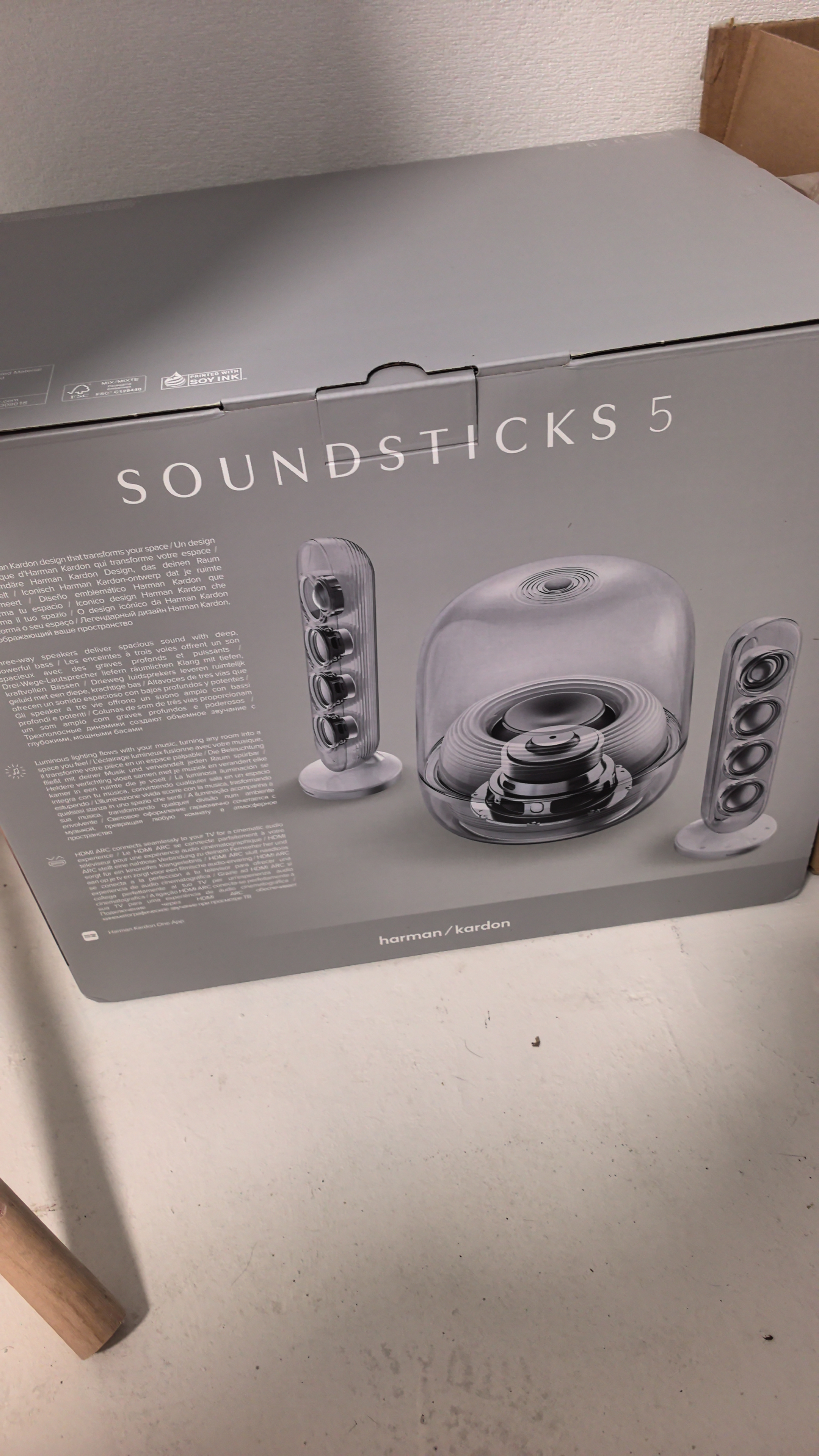 哈曼卡顿（Harman/Kardon）【只换不修】Soundsticks5音箱 音乐流光版居家艺术音箱电竞5代音响 水晶4升级版 礼物 水晶5 实拍图
