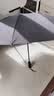 蕉下（beneunder）自动雨伞晴雨伞三折加固折叠8骨伞曜石黑 实拍图