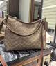 蔻驰（COACH）【品牌直供】女士LAUREL中号单肩流浪包卡其棕CV975礼物次日达 实拍图