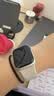 达梭适用苹果手表S11表带Apple Watch S10/S9/SE3/Ultra官方液态硅胶iwatch8/7/6运动防水手表链 新款-星光色 40/41/42mm（标准码） 实拍图