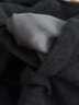 RXEX外套男春秋冬季潮流韩版宽松休闲衣服男装潮牌假两件工装连帽夹克 加绒JK303-黑色 XL （店长推荐） 实拍图