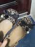 卡骆驰（CROCS）经典动物花纹芭蕾鞋豹纹芭蕾洞洞鞋女鞋单鞋花园鞋凉鞋|212478 乌贼棕/豹纹-2LD 36 /37(230mm) 实拍图
