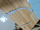 品胜（PISEN）二合一数据线66W快充usb一拖二充电线器适用苹果iPhone18/17安卓pura80手机车载typec一分二双头14 USB二合一【66W快充】蓝色1.2米|铝壳 实拍图