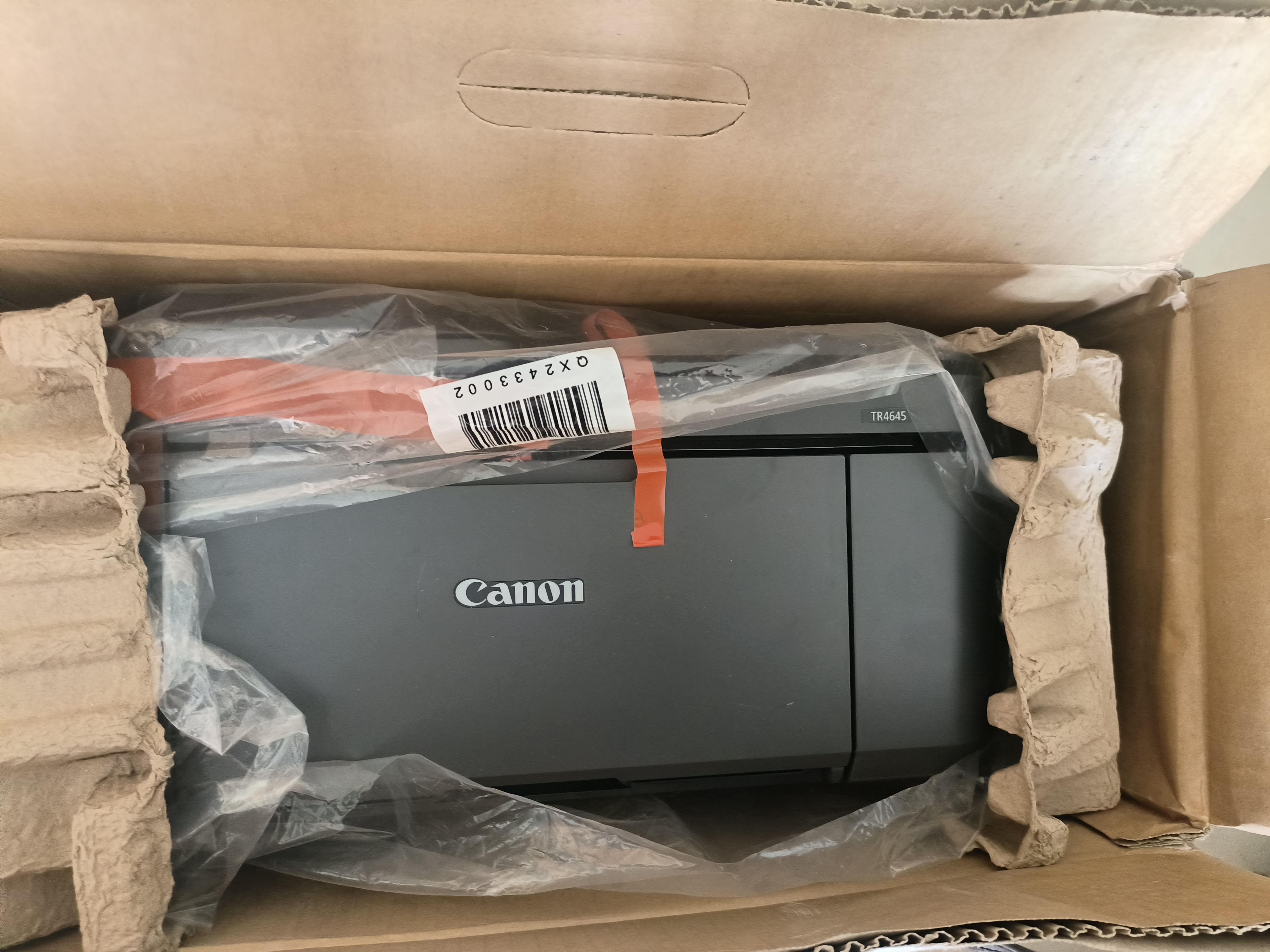 佳能（Canon）MG2541/70/TS3340 A4彩色喷墨打印机 家用办公学生试卷作业照片打印 打印复印扫描一体机 TR4645【双面打印+手机WiFi+多页输稿器】 套餐二：黑彩打印（可加墨） 实拍图