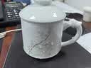 昌南景德镇陶瓷茶杯办公茶水分离盖杯商务会议杯开会支持定制LOGO 实拍图