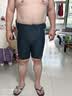 美津浓（MIZUNO）泳裤男士防尴尬大码长款5分裤专业速干抗氯游泳衣装备B1127黑3XL 实拍图