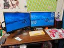 KALOC显示器支架 倒挂显示器支架臂 机械臂 电脑桌支架 电脑支架 宿舍寝室倒装机械臂 屏幕升降支架 实拍图