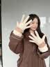 手套女士冬季新款加厚保暖可触屏韩版户外骑行电动车加绒防寒 紫色-雪花 均码 晒单实拍图