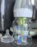 布朗博士防胀气奶瓶套装新生儿专用(0-3月玻璃150ml+3-6月玻璃270ml)萌兔 实拍图