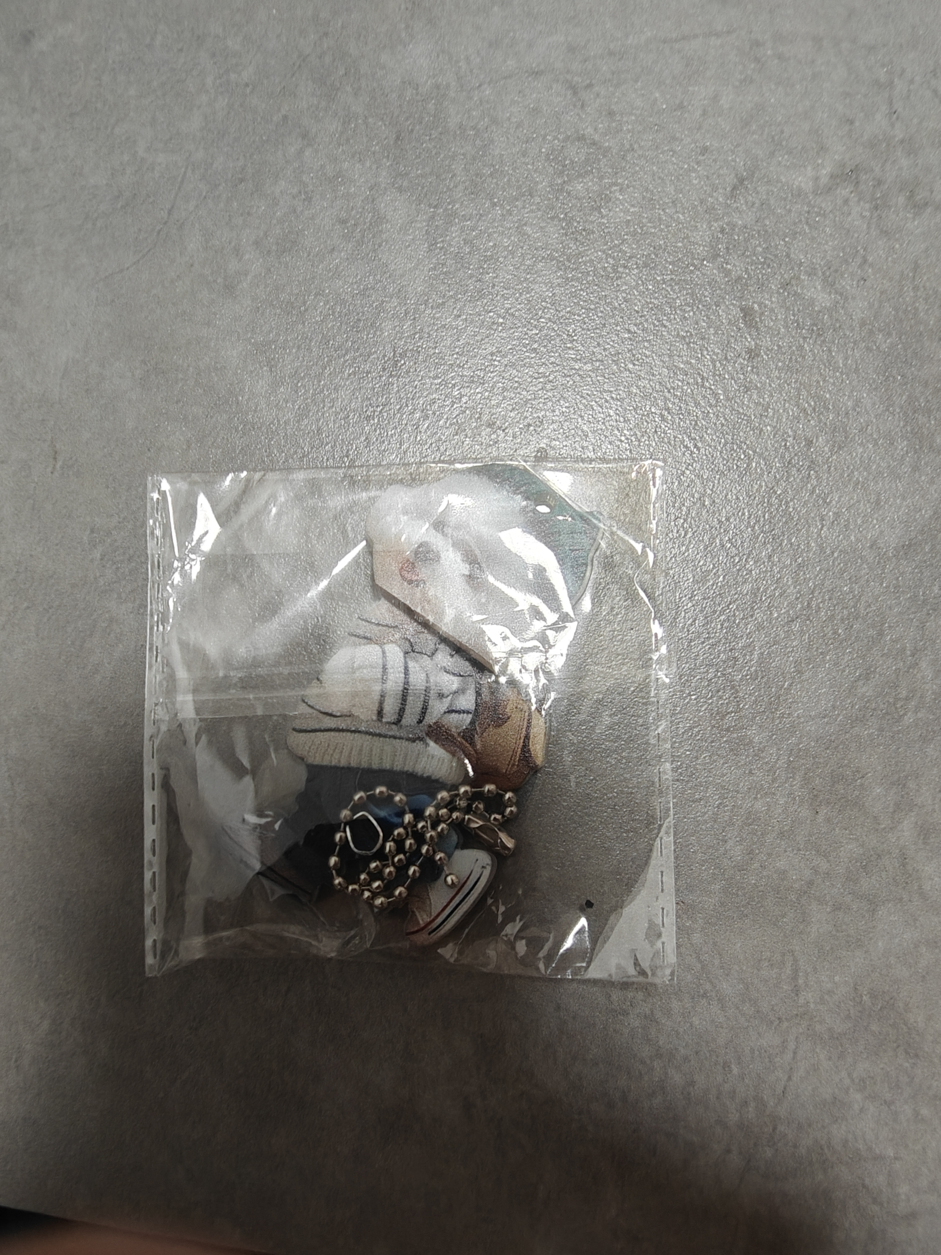 新款创意小狗背包挂件车载亚克力平面挂饰可爱钥匙扣送闺蜜款吊坠 蓝泰迪1个 实拍图