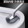 大卫马桶刷无死角家用壁挂厕所卫生间蹲坑长柄刷器H5+挂钩Y6组合装 实拍图