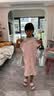 戴维贝拉（DAVE＆BELLA）汽水棉儿童裙子女童连衣裙公主裙女孩夏装婴儿夏季宝宝运动服 粉色 130 cm（建议身高120-130cm） 实拍图