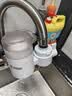 京东京造 水龙头净水器 过滤器 家用厨房自来水前置过滤器 可视化可清洗滤芯 1机4芯套装 实拍图