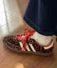 阿迪达斯（adidas）SAMBA三叶草休闲鞋女鞋豹纹棕色JI2734 38.5 实拍图