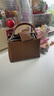 CHARLES&KEITH简约柔软链条迷你斜挎小方包女士生日礼情人节礼物CK6-30770642 Brown棕色 XXS 实拍图