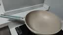 京严陶瓷不粘锅含钛炒锅家用无氟涂层平底锅炒菜锅电磁炉燃气全灶通用 【钛陶瓷 聚油不凸】真钛陶耐磨款+蒸笼+护锅铲 32cm SGS认证 | 不沾耐磨 | 有钛健康 实拍图