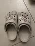 卡骆驰（crocs）经典Clog男女洞洞鞋一脚蹬沙滩鞋 骨白  38  实拍图