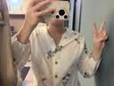 浪莎【婴儿棉10A抑菌防螨】女士睡衣女秋冬纯棉长袖开衫家居服可外穿 实拍图