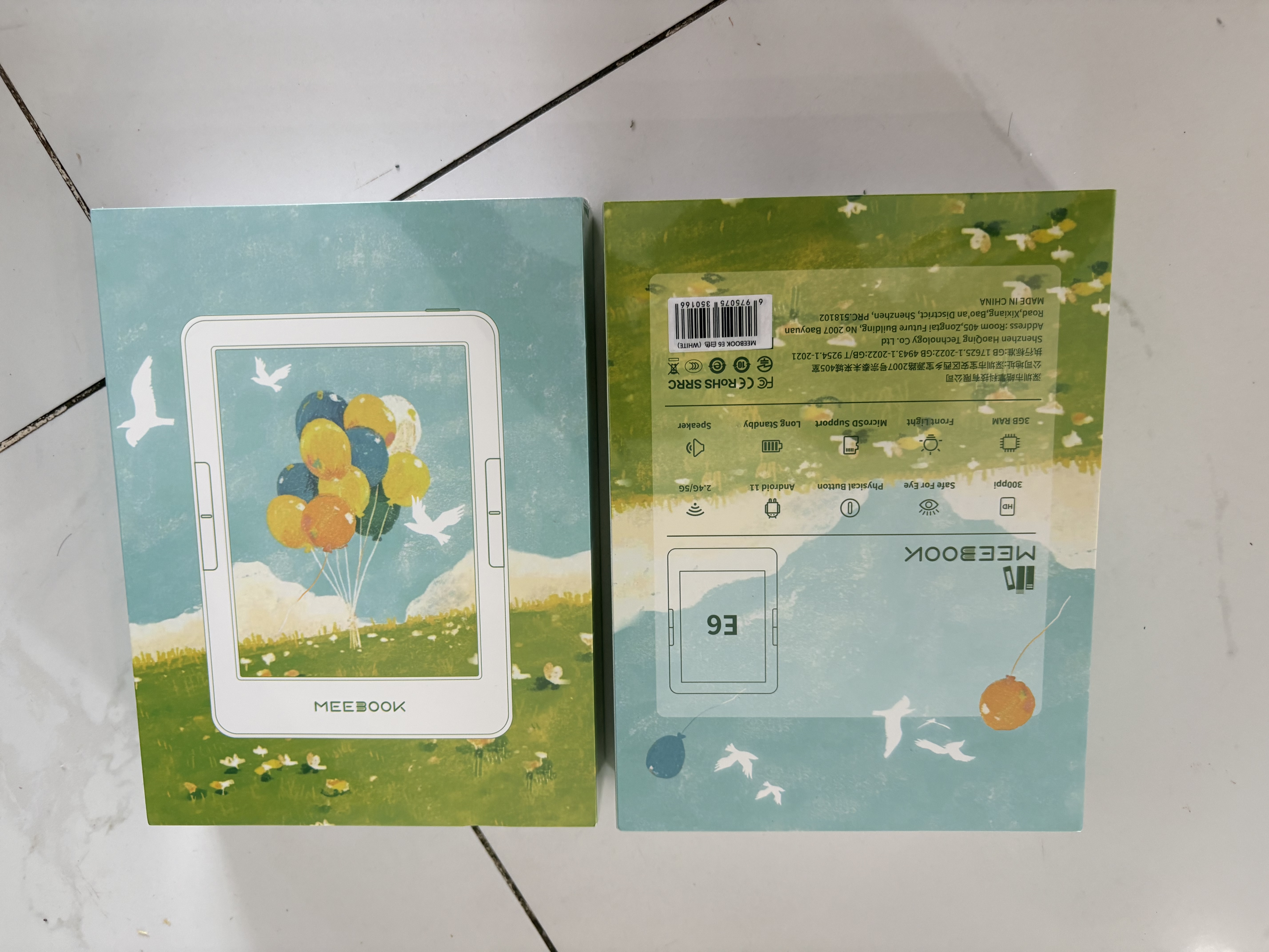 JDRead联名款MEEBOOK E6 6英寸电纸书电子阅读器 300PPI高清墨水屏AI阅读器开放系统 32GB实体按键 实拍图