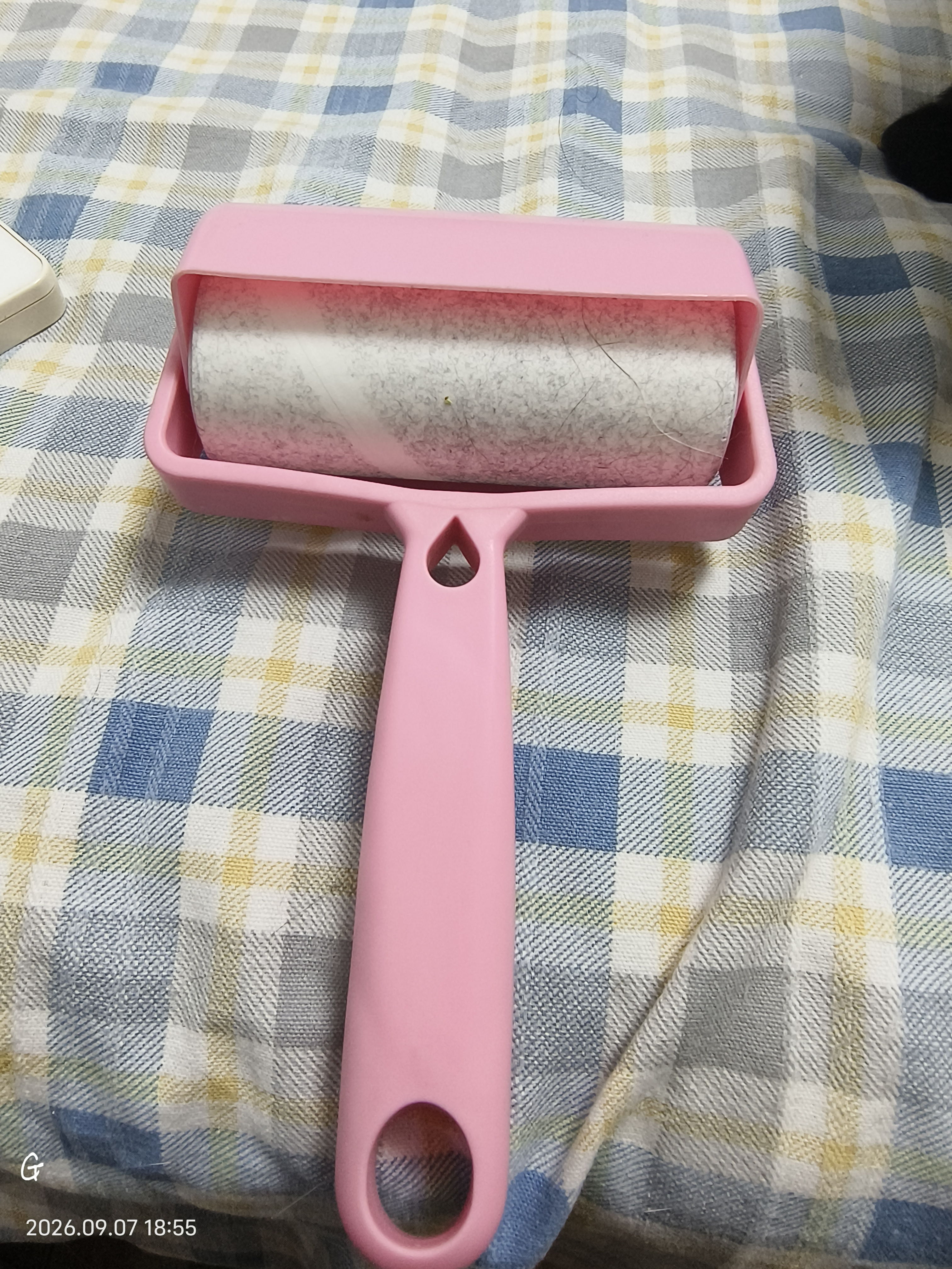 美丽雅粘毛器滚筒衣服床单上头发猫毛沾毛滚刷替换卷纸强力粘尘除毛神器 实拍图